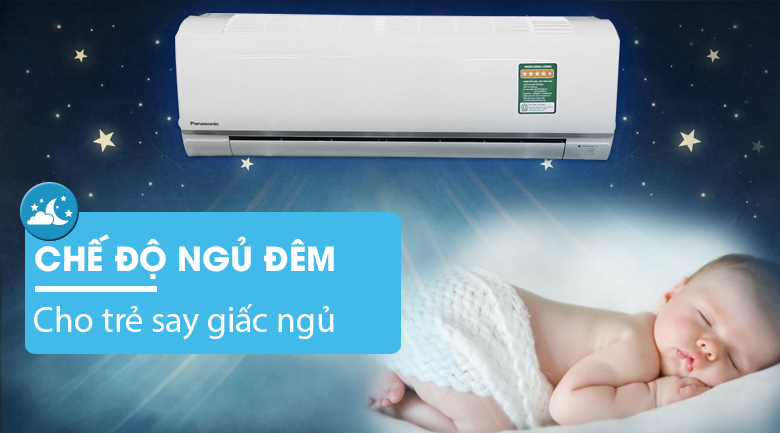 Chế độ ngủ đêm - Máy lạnh Panasonic Inverter 1.5 HP CU/CS-PU12TKH-8