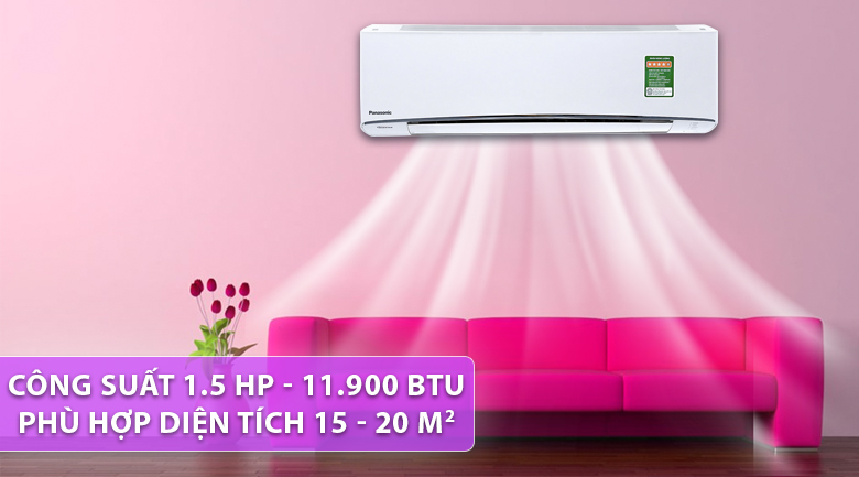 Máy lạnh Panasonic Inverter 1.5 HP CU/CS-U12TKH-8