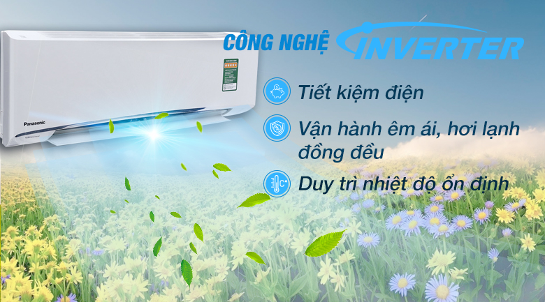 Inverter - Máy lạnh Panasonic Inverter 1.5 HP CU/CS-U12TKH-8